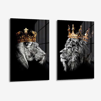 Bundle: "The King & Queen" (2x) – Glass