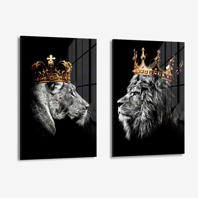 Bundle: "The King & Queen" (2x) – Glass