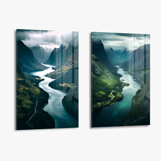 Bundle: "Natural Veins" (2x) – Glass