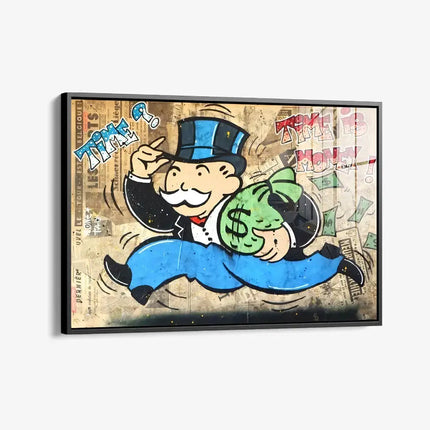 The Running Rich Man – Glass