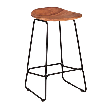 Barstool hout ergo. VPE4  Solid Natural Acacia