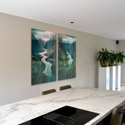 Bundle: "Natural Veins" (2x) – Glass