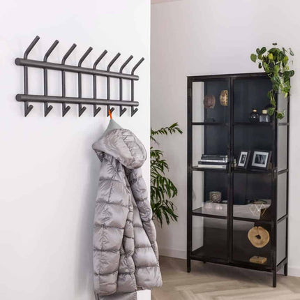 Coat Rack Steel hooks (8 haken)