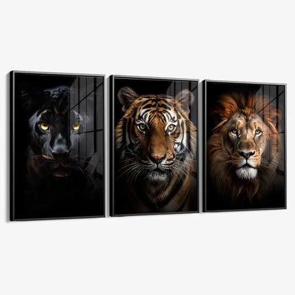 Bundle: "Big Cats" (3x) – Glass