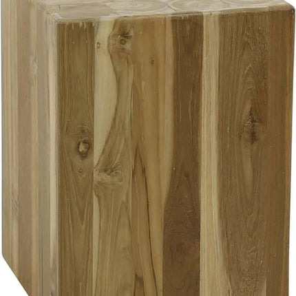 Flower Column Bole 45 cm / Solid Recycled Teak