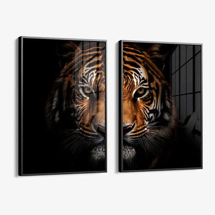 Bundle: "Tiger face" (2x) – Glass