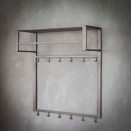 Double Coat Rack Kapstok Long Steel (8 haken)