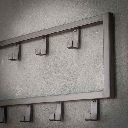 Coat Rack Steel square (15 haken)