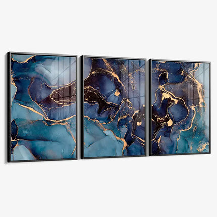 Bundle: "Blue Marble" (3x) – Glass