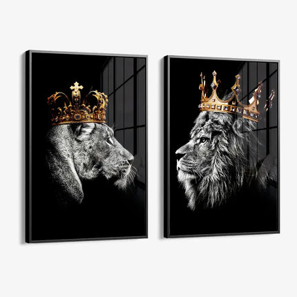 Bundle: "The King & Queen" (2x) – Glass