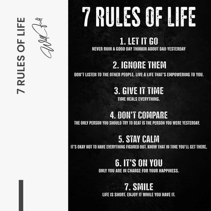"7 Rules of Life"