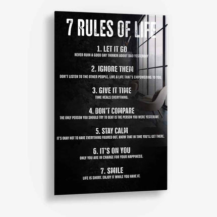 7 Rules of Life – Glass
