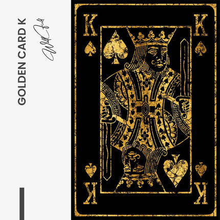 Golden Card K – Glass