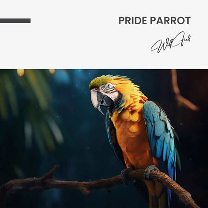 Pride Parrot – Glass
