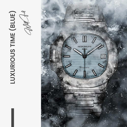 Luxurious Time (Blue) – Glass