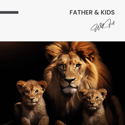 Father & Kids – Glass