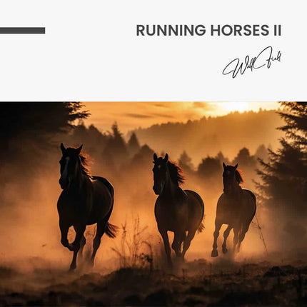 "Running Horses II"