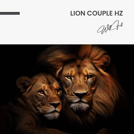 Lion Couple HZ – Glass