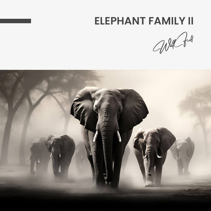Elephant Family II – Glass