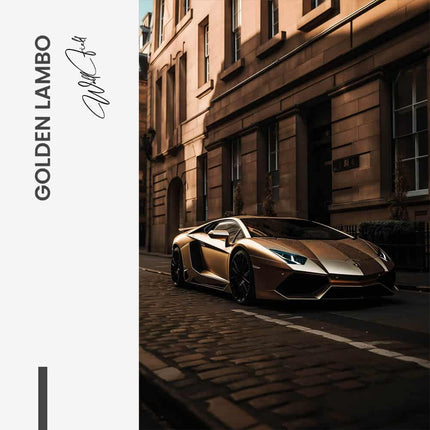 Golden Lambo – Glass