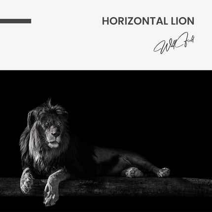 Horizontal Lion – Glass