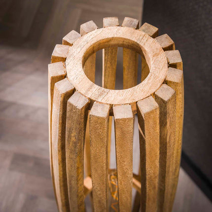 Floor Lamp 2L orbit / Solid Natural Mango