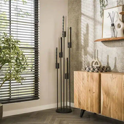 Floor Lamp 5L getrapt tube / Arctic Black