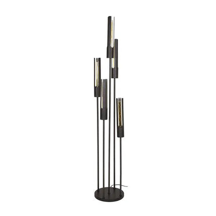 Floor Lamp 5L getrapt tube / Arctic Black