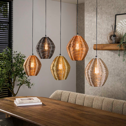 Pendant Lamp 5L web mix / Matt Nickel mix color