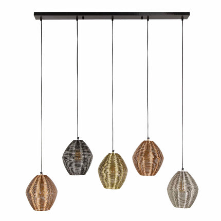 Pendant Lamp 5L web mix / Matt Nickel mix color