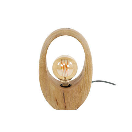 Table Lamp 1L Arch wood / Solid Natural Mango