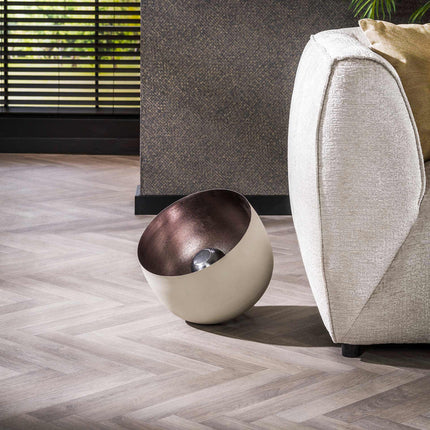 Table Lamp Ø36 basket L / Natural Grey