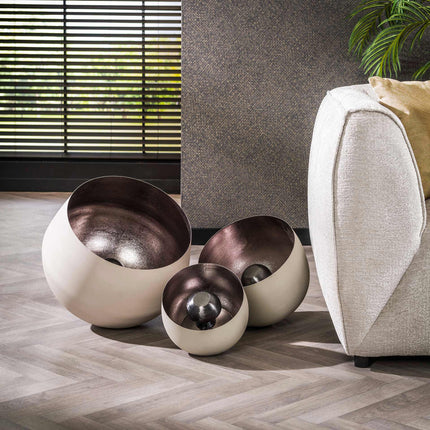 Table Lamp Ø50 basket XL / Natural Grey