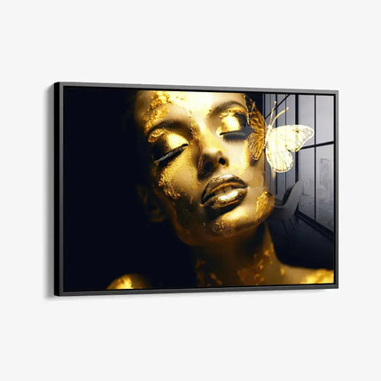 Butterfly Woman (Gold) – Glass