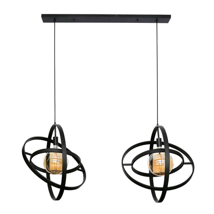 Pendant Lamp 2L Galaxy / Arctic Black