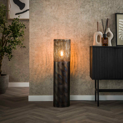 Floor Lamp Ø22,5 cylinder 90cm / Black Brown