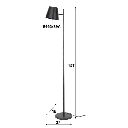 Floor Lamp 1L Metal Shade
