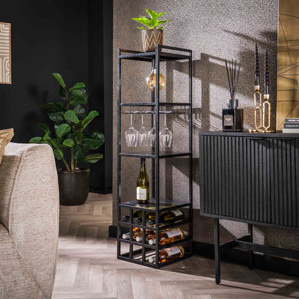 Wine Ad Lamp decorate / Charcoal