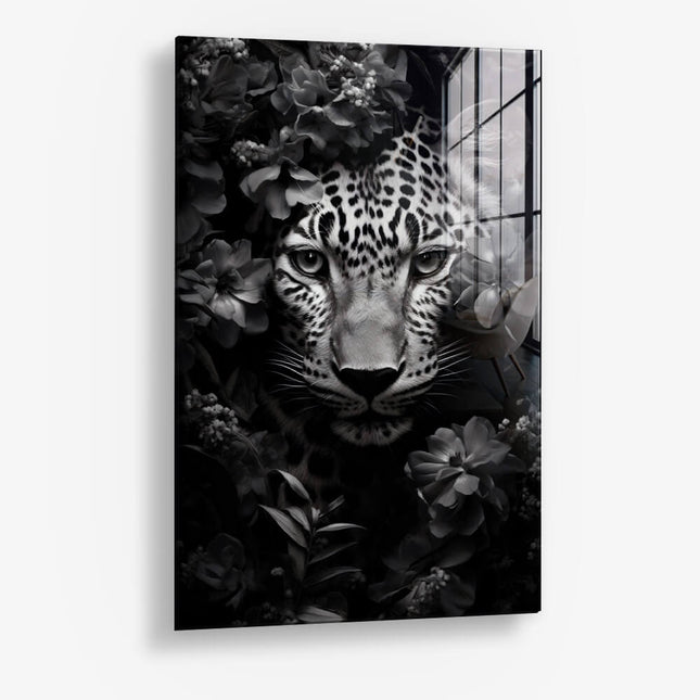Flower Leopard – Glass