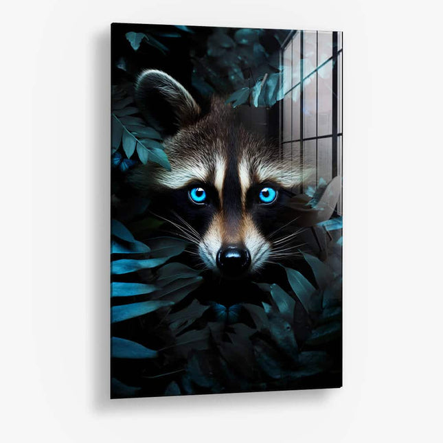 Jungle Raccoon – Glass