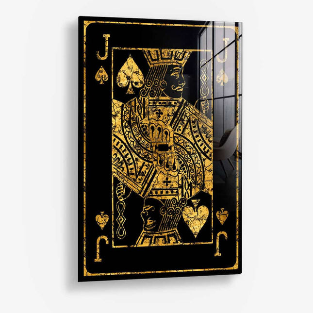 Golden Card J – Glass