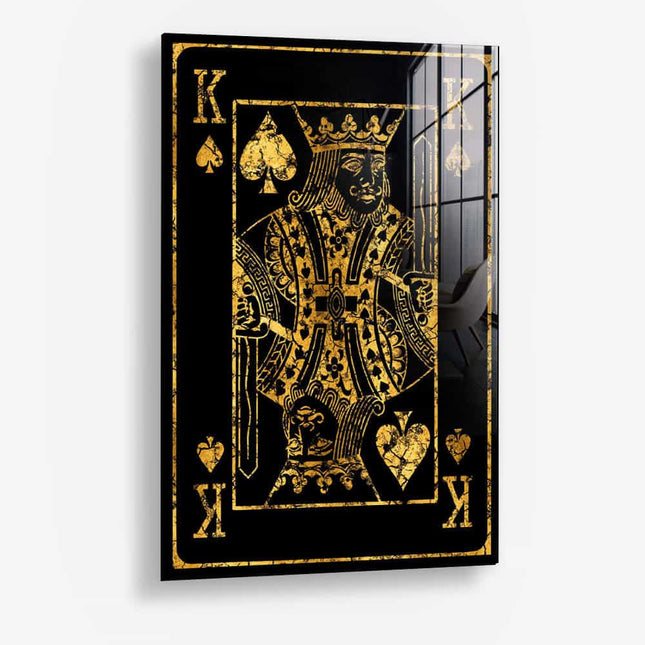 Golden Card K – Glass