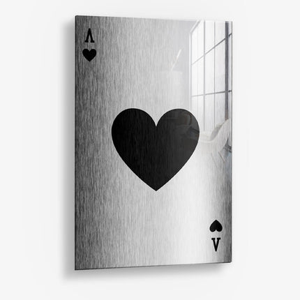 Ace of Hearts Noir II – Glass