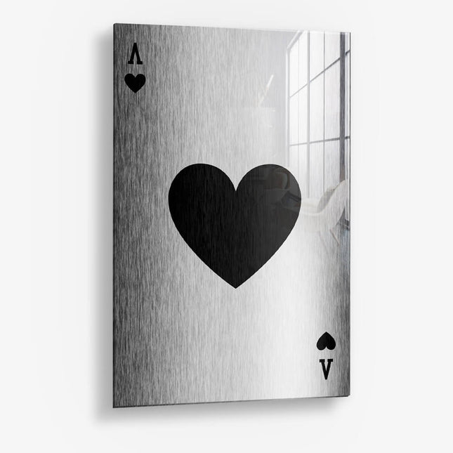 Ace of Hearts Noir II – Glass