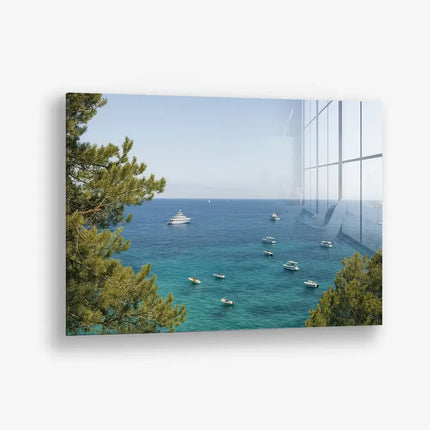 Boats in the Bay – Glass