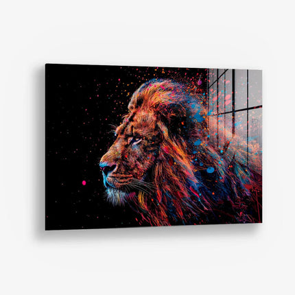 Colored Lion – Glass
