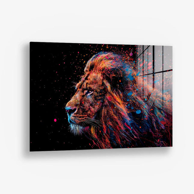 Colored Lion – Glass