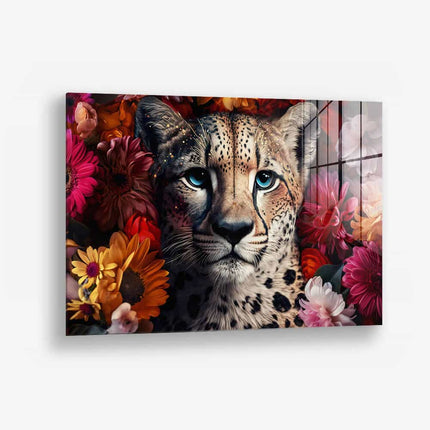 Flower Cheetah – Glass