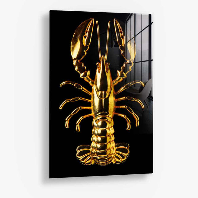 Golden Lobster – Glass