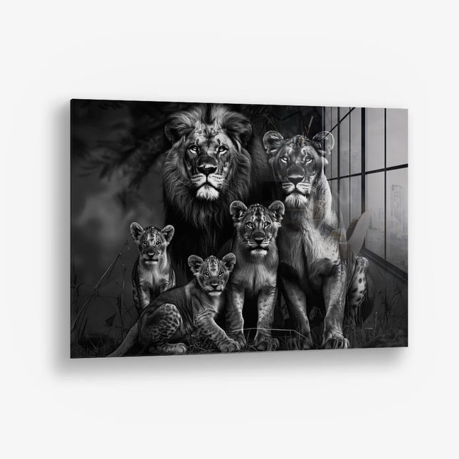 The Lion Family II – Glass